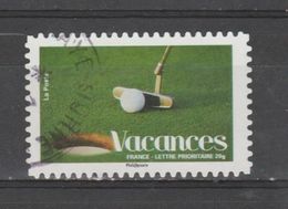 FRANCE / 2008 / Y&T N° 4191 Ou AA 170 : "Vacances Vertes" (Golf) - Choisi - Cachet Rond - Adhesive Stamps