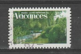 FRANCE / 2008 / Y&T N° 4190 Ou AA 169 : "Vacances Vertes" (Jardin + Plan D'eau) - Choisi - Cachet Rond - Adhesive Stamps