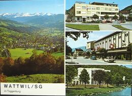 WATTWIL Im Toggenburg Jakobshof Bahnhof Thur Auto VW-Käfer - Wattwil