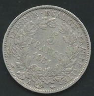 France 5 Francs Cérès 1851A   Argent , Silver   - Pieb 24307 - 5 Francs