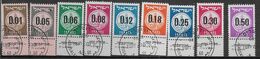 ISRAELE - 1960 - SERIE ORDINARIA  - SERIE 9 VAL USATA CON TAB - (YVERT 164/173 (NO 165;167A) - MICHEL 191/20(NO 192;195) - Used Stamps (with Tabs)