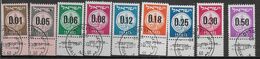 ISRAELE - 1960 - SERIE ORDINARIA  - SERIE 9 VAL USATA CON TAB - (YVERT 164/173 (NO 165;167A) - MICHEL 191/20(NO 192;195) - Gebraucht (mit Tabs)