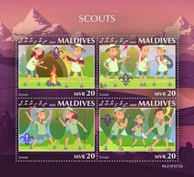 Maldives. 2020 Scouts. (1212a)  OFFICIAL ISSUE - Nuovi
