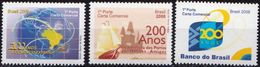 BRAZIl 2008 -  Serie 200 Years ( 1888-2008)  3 Stamps - Mint - Neufs