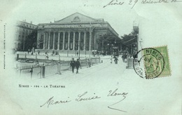 Nîmes - Le Théâtre En 1900 - Phototypie Lacour - Carte N° 194 Dos Simple - Nîmes
