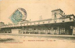 Deutsch Avricourt * La Gare * Ligne Chemin De Fer De Moselle - Autres & Non Classés