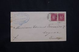 NORVÈGE - Enveloppe De Christiania Pour La France En 1897 - L 65329 - Cartas & Documentos