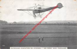 1910 - Quinzaine D'aviation De Stockel - Un Essai Avec Passager - St-Pieters-Woluwe - Woluwe-St-Pierre