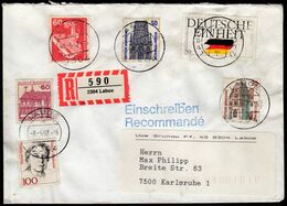 Germany 1992 / R Label / 2304 Laboe / Registered Letter, Einschreibebrief, Recommande / Kieler Woche Vignette - R- & V- Labels