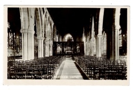 Ref 1388  - Early Postcard - Interior Of St Wulfram's Church Grantham - Rubber Postmark - Altri & Non Classificati