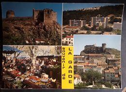 Souvenir De LA GARDE , Var, Multivues,  Le Château,  Vue Générale,  Le Marché , Les Nouveaux Immeubles,  TB - La Garde