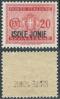 1941 ISOLE JONIE SEGNATASSE 20 CENT DECALCO MNH ** - RB30-7 - Ionian Islands