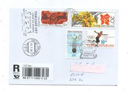 Czech Republic 2020 - Moving The Deadline By One Year, Special Postmark, Postage Registered Used, Nice Stamps - Estate 2020 : Tokio