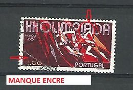 VARIÉTÉS PORTUGAL 1972 N° 1157 SPORTS COURSE A PIED HHOLIMOI ADA 1.e JEUX OLYMPIQUE DE  MUNICH OBLITÉRÉ - Used Stamps