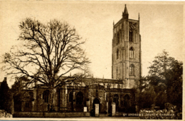 SOMERSET - CHEDDAR - ST ANDREW'S CHURCH Som568 - Cheddar