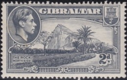 Gibraltar     . SG   .    124  Perf. 14  (2 Scans)     .   *     .     Neuf Avec Charnière    .   /    .    Mint-hinged - Gibilterra