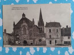 Delcampe - Airvault Place De L'eglise - Airvault
