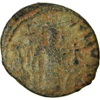Monnaie, Arabo-Byzantines, Fals, 680s-690s, Dimashq, TB, Bronze - Islámicas