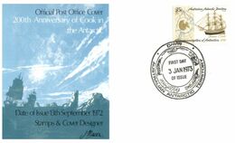 (E 24) Australia Antarctic Territory (2 Covers) - 1972 - Macquarie Postmarks - FDC
