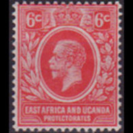 EAST AFRICA 1907 - Scott# 33 King EVII 6c LH - Africa Orientale