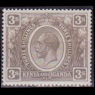 KENYA UGANDA TANGANK 1922 - Scott# 32 King GV 3s LH - Kenya & Oeganda