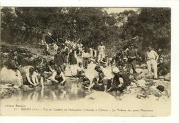 Carte Postale Ancienne Signes - Infanterie Coloniale à Chibron. La Toilette Des Petits Marsouins - Militaires - Signes