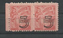 CUBA  YVERT  395  (PAREJA)  MNH  ** - Unused Stamps