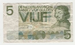 5 Gulden 1966 Nederland-the Netherlands Vondel AM - 5 Florín Holandés (gulden)