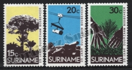 Surinam - Suriname 1972 Yvert 568-70, Environment. Nature. 25th Anniv Forest Administration. Flora. Trees - MNH - Surinam