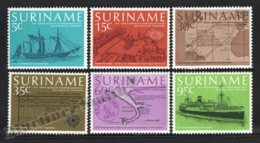 Surinam - Suriname 1977 Yvert 688-93, Ships. Commerce. 150th Anniv Cruise Hellevoetsluis-Paramaribo - MNH - Surinam