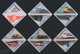 Surinam - Suriname 1985 Yvert 1002-13, Trains. Locomotives - MNH - Surinam