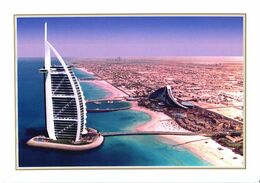 United Arab Emirates:Dubai, Jumeirah Beach Hotel And Burj Al Arab Hotel - Verenigde Arabische Emiraten