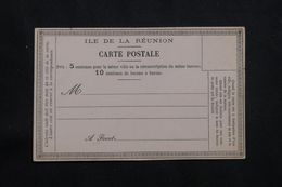 RÉUNION - Carte Précurseur Non Utilisé - L 65359 - Covers & Documents