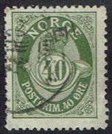 Norwegen 1909, MiNr 86A, Gestempelt - Oblitérés