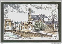 Carte Postale 62. Lumbres Quai Du Bléquin  Par Yves Ducourtioux Trés Beau Plan - Lumbres