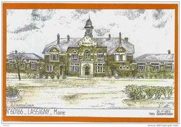 Delcampe - Carte Postale 60. Lassigny Par Yves Ducourtioux Très Beau Plan - Lassigny