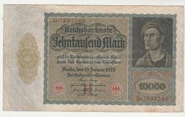 Reichsbanknote 10.000 Mark Germany-duitsland 1922 - 10000 Mark