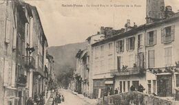 34-saint-pons - La Grand Rue Et Le Quartier De La Poste - Saint-Pons-de-Thomières