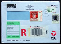 Greenland   2012 Cover   ( Lot 2107) - Cartas & Documentos