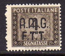 TRIESTE A 1947 - 1949 AMG-FTT OVERPRINTED SEGNATASSE POSTAGE DUE TAXE TASSE LIRE 4 MNH - Strafport