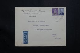 TURQUIE - Enveloppe De France Presse De Ankara Pour L'Agence De Tunis - L 65441 - Cartas & Documentos