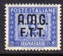 TRIESTE A 1947 - 1949 AMG-FTT OVERPRINTED SEGNATASSE POSTAGE DUE TASSE TAXES LIRE 6 MNH BEN CENTRATO - Taxe