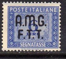 TRIESTE A 1947 - 1949 AMG-FTT OVERPRINTED SEGNATASSE POSTAGE DUE TASSE TAXES LIRE 6 MNH - Strafport