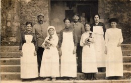 Carte-Photo - Guerre 14-18 - Les Infirmières Et Leurs Chats - Weltkrieg 1914-18