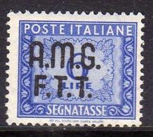 TRIESTE A 1947 - 1949 AMG-FTT OVERPRINTED SEGNATASSE POSTAGE DUE TASSE TAXES LIRE 6 MNH - Taxe