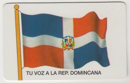 DOMINICAN REPUBLIC - Flag Of The Dominican Republic, MCI Prepaid Card, Used - Dominicana