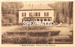7 Château Des Sept Fontaines - Sint-Genesius-Rode - Rhode-St-Genèse - St-Genesius-Rode