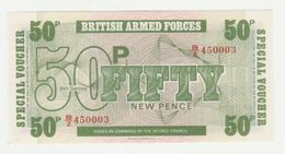 Banknote British Armed Forces 50 New Pence 6th Series 1972 UNC - British Armed Forces & Special Vouchers