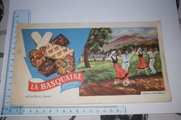 Buvard La Basquaise Gomez Frères Montreuil Seine Danse Au Pays Basque - Sucreries & Gâteaux