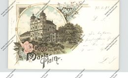 A 5101 BERGHEIM - MARIA PLAIN, Lithographie 1898, Gruss Aus.. - Bergheim